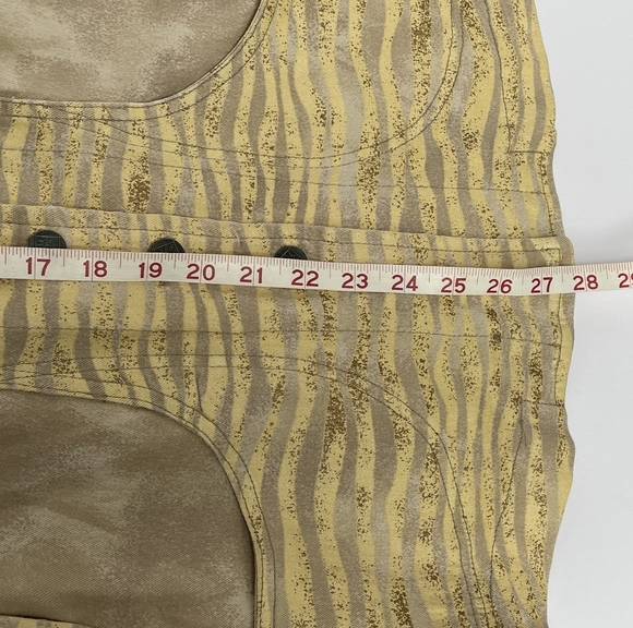 RARE Legatte Jeans Yellow Animal Print Jacket Skirt Set - Picture 10 of 15